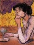 1901 Femme dans un cafÃ©