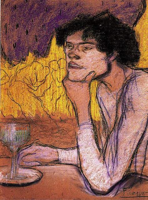 1901 Femme dans un cafÃ©