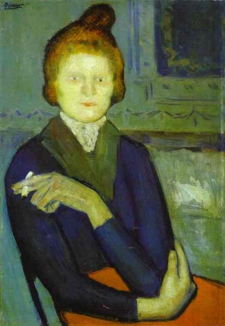 1901 Femme Ã  la cigarette