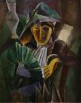 1909 Femme avec un Ã©ventail
