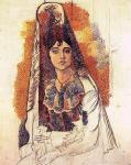 1917 Femme en tenue espagnole