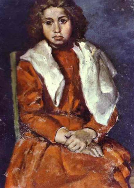 1895 Fille aux pieds nus