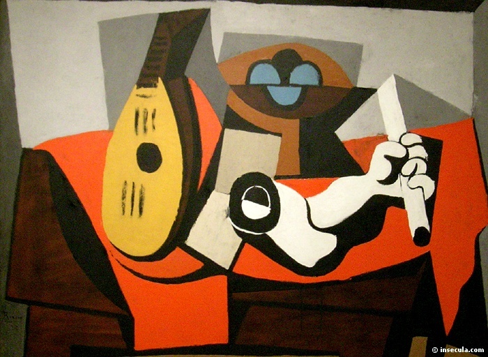 1925 Mandoline, panier de fruit et bras de plÃ¢tre
