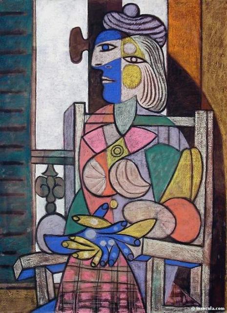 1937 Femme assise devant la fenÃªtre