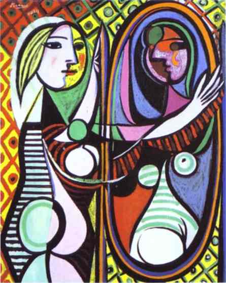 1932 Fille devant un mirroir