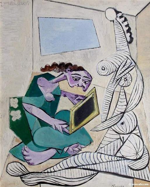 1936 Femme dans un intÃ©rieur