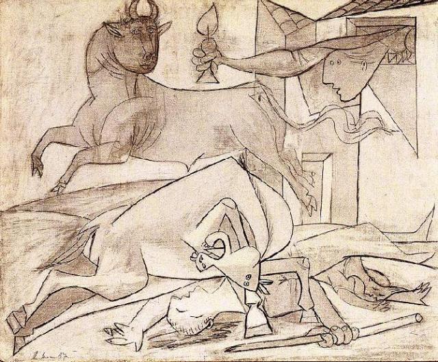 1937 Etude pour Guernica