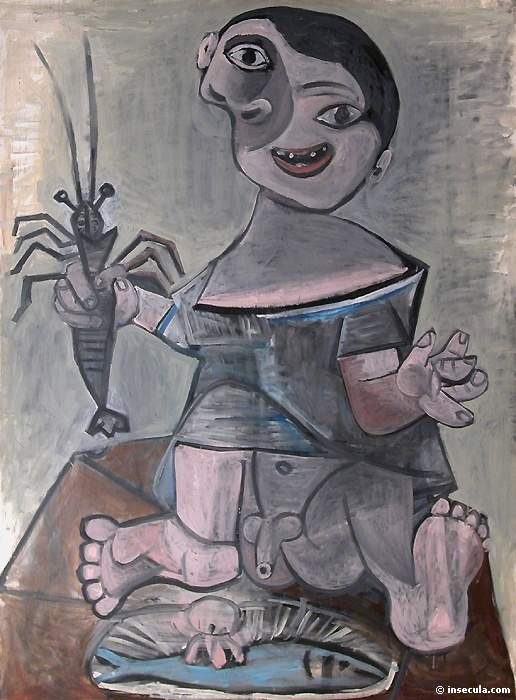 1941 Jeune garÃ§on Ã  la langouste