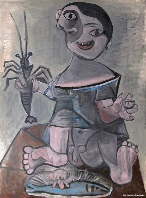 1941 Jeune garÃ§on Ã  la langouste