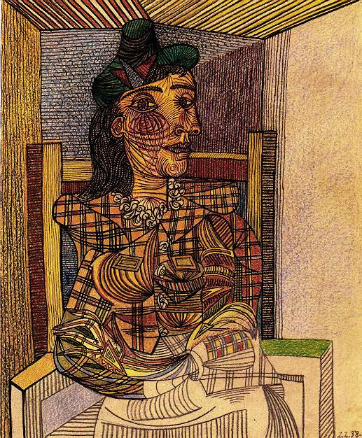 1938 Portrait de Dora Maar assise