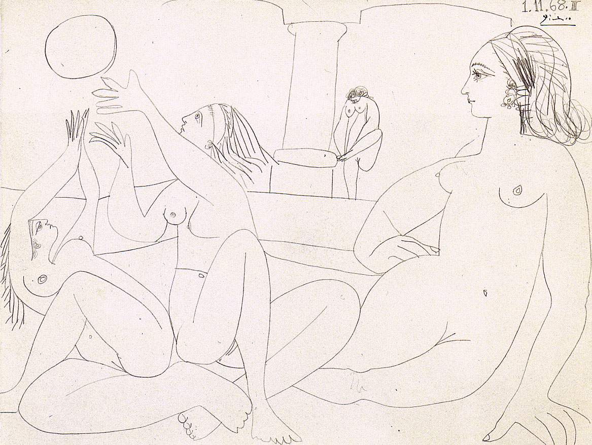 1968 Le bain Turc